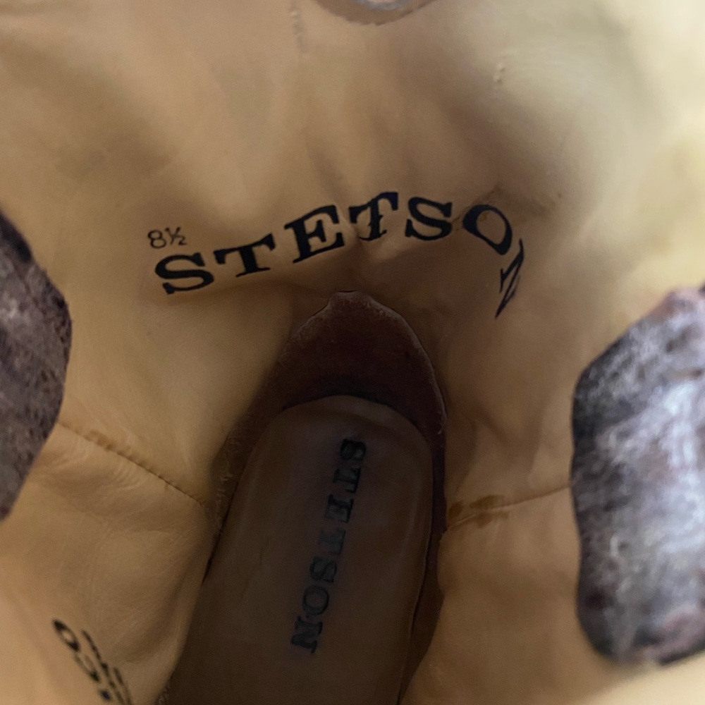Stetson Womens Size 8.5 Boots Leather . - Picture 7 of 7
